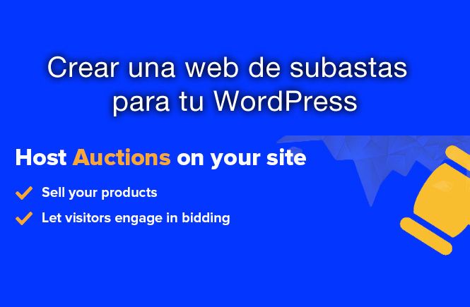 Web de subastas