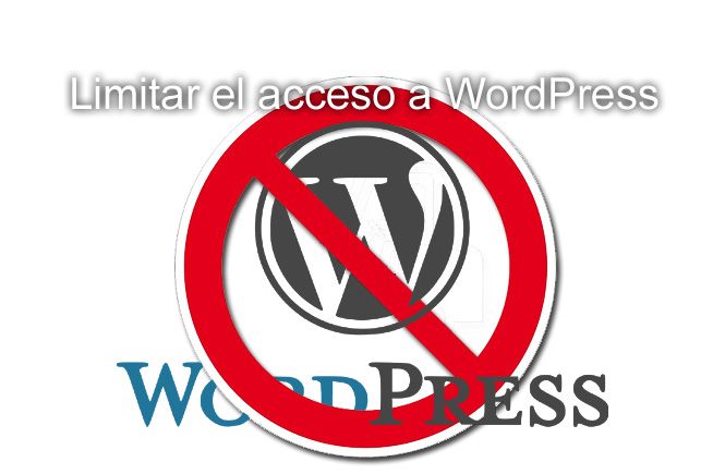 Limitar el acceso a nuestro WordPress