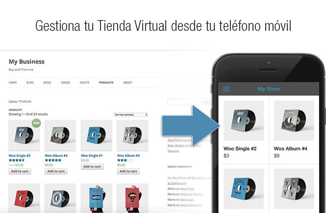 Tu eCommerce desde tu móvil